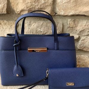 Kate Spade Maiden Way Saffiano/Laurel Way Wristlet